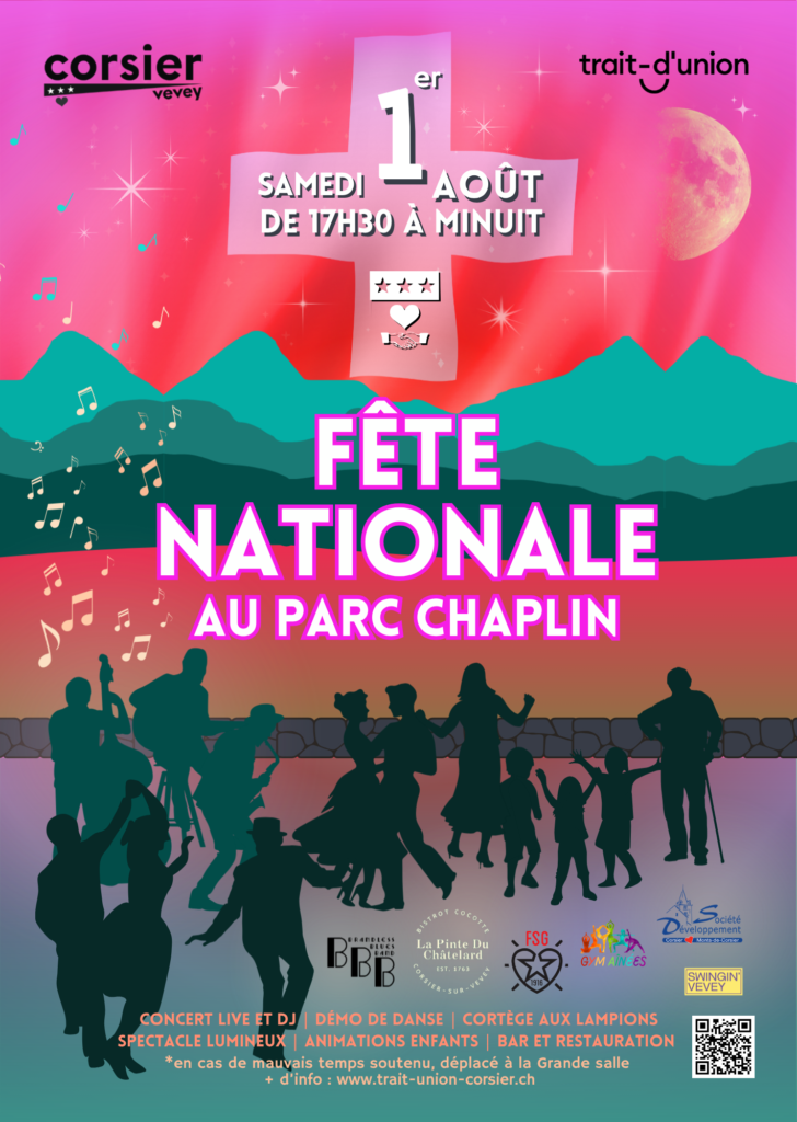 Affiche principale de la Fête nationale du 1er août 2026